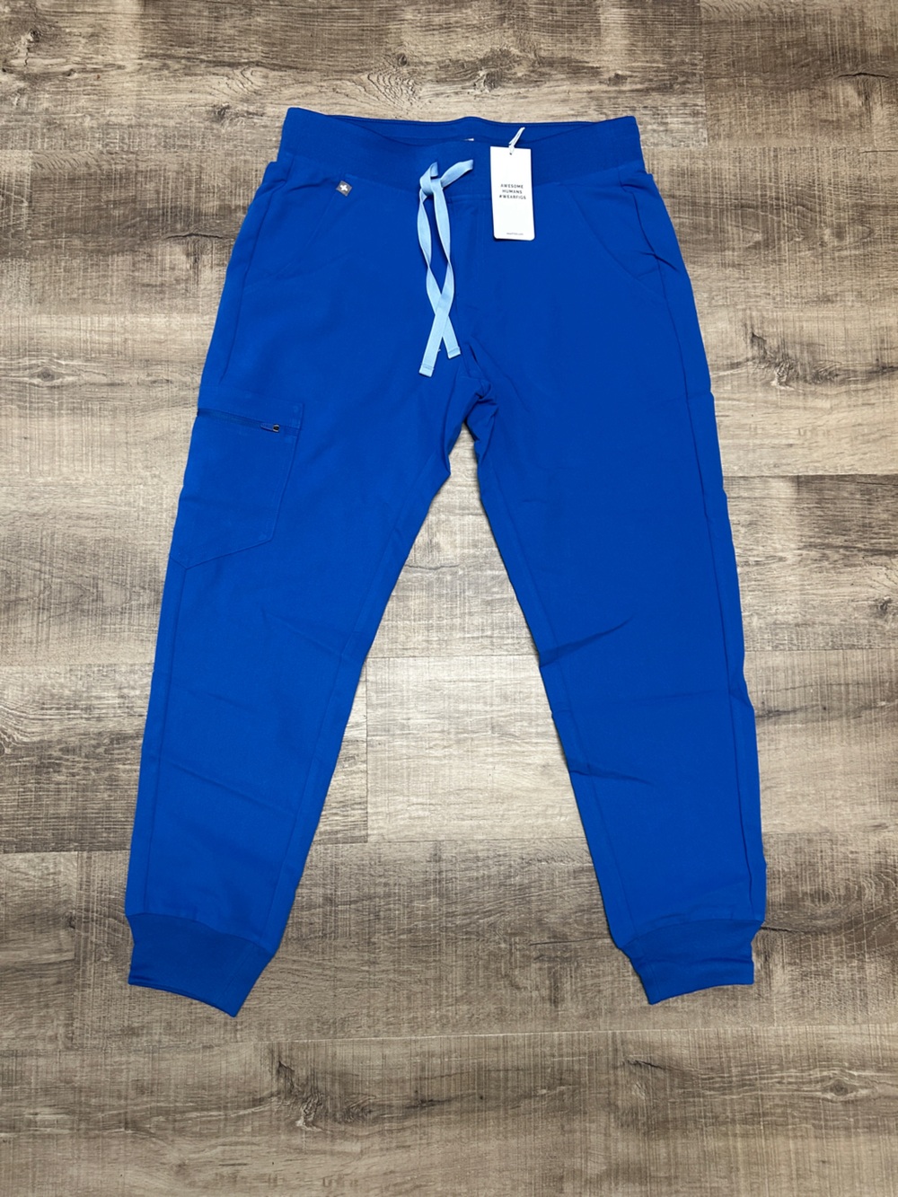 Figs women’s Zamora Jogger style Royal Blue Performance Scrub Pants
